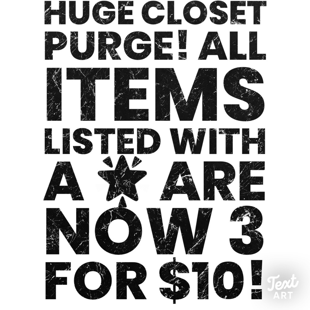 🌟🌟3/$10 SALE!!🌟🌟